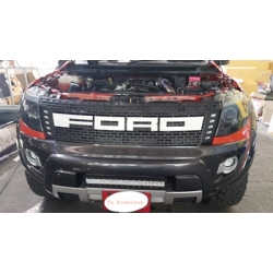 กันชนหน้า เทาดำ + เทา กันชนหน้า wildtrak America แรนเจอร์ Ford Ranger  แต่ง